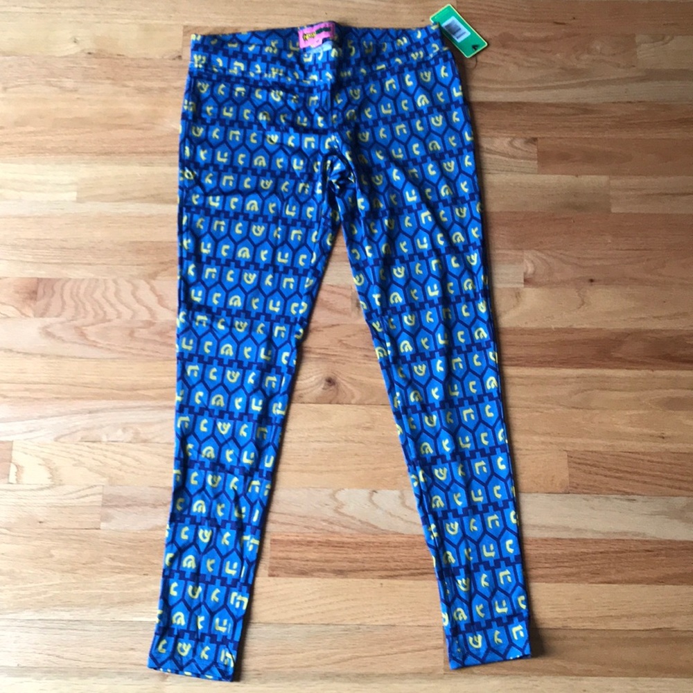 NWT Tipsy Elves Dreidel Hanukah Leggings